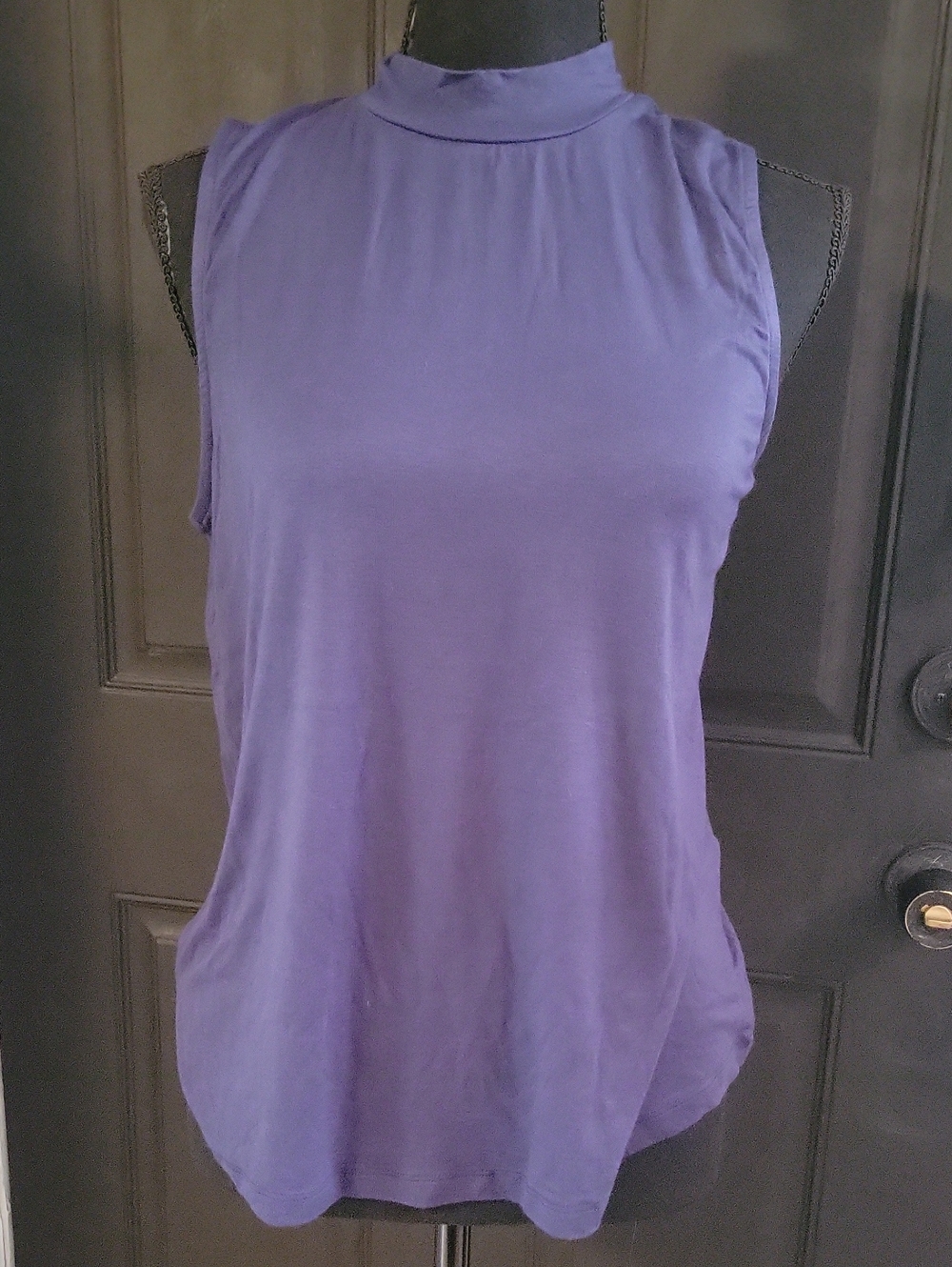 New Modcloth Sleeveless  blue  Muscle Tee